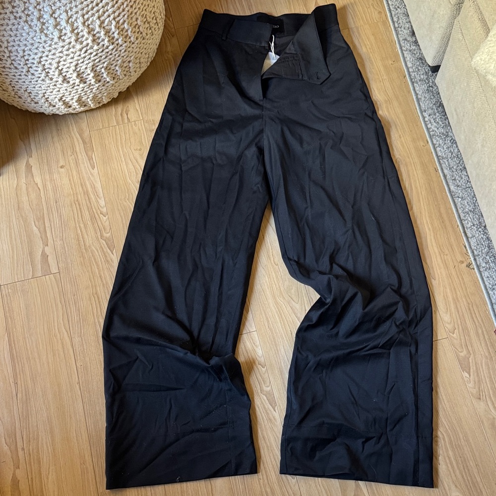Zero + Maria Cornejo Black Wide Leg Pants